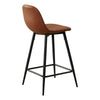 2X Faux Leather Bar Stools Breakfast Pub Chair Cafe Lounge Kitchen With Footrest