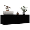 TV Cabinet TV Stand Unit Wall Mounted Floating Cupboard 2 Compartments Furniture