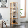 3-4-5 Tier Wooden Storage Display Shelf Bookcase Living Room Bathroom Rack Stand