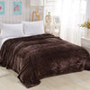 Fleece Blanket Large Sofa Throw Soft Warm Faux Fur Mink Single & Double Size UK