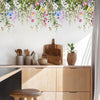 DIY Tropical Leaves Wall Sticker Butterfly Flower Plant Decal Living Room Home K