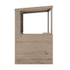 Large Garden Bar Shed Outdoor Wooden Drinks Hatch Patio Party with Storage Shelf