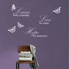 Walplus Wall Sticker Decal Wall Art Walplus Learn Live Hope Quote Decorations