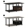Furinno 15028 Series Turn-N-Tube TV Stand for TV up to 45 with Storage Bin