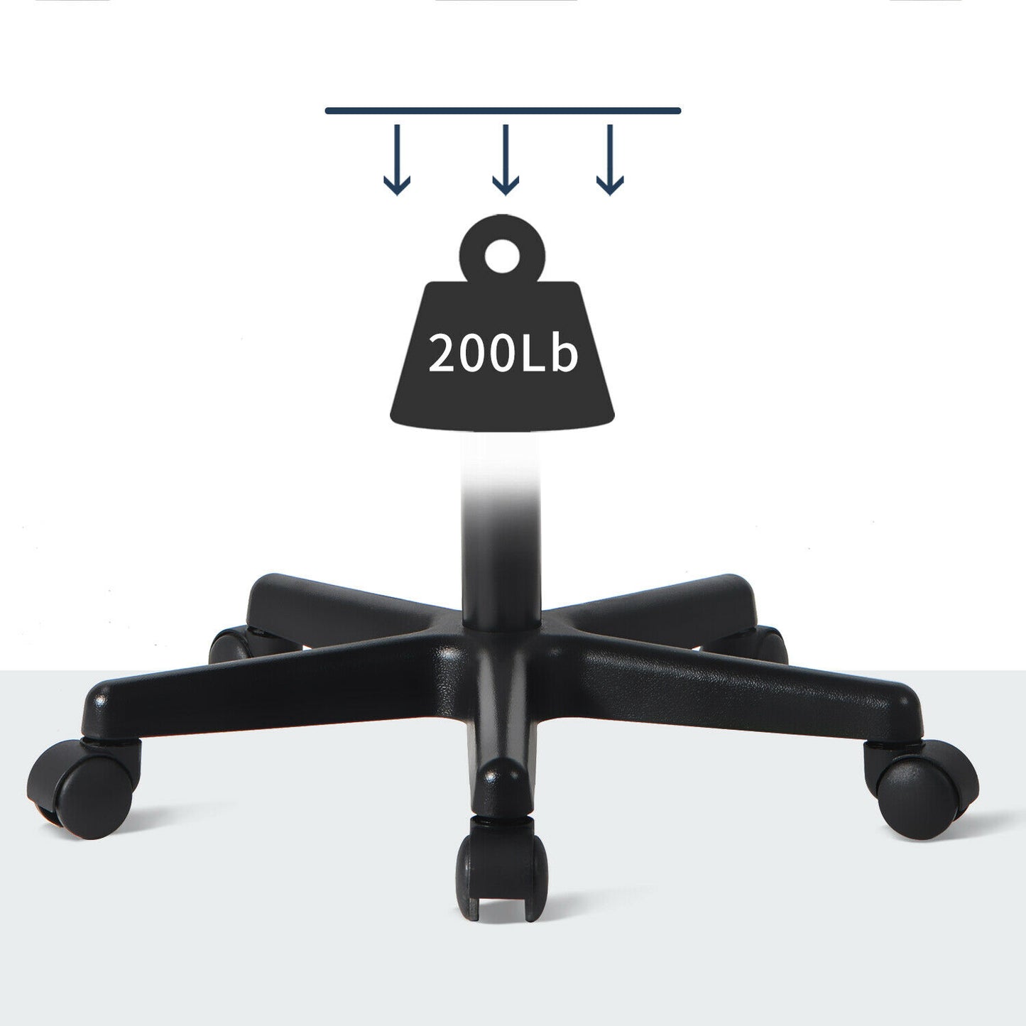 Adjustable Office Chair Back Support Swivel Lift Chair Computer Desk Task Chairs