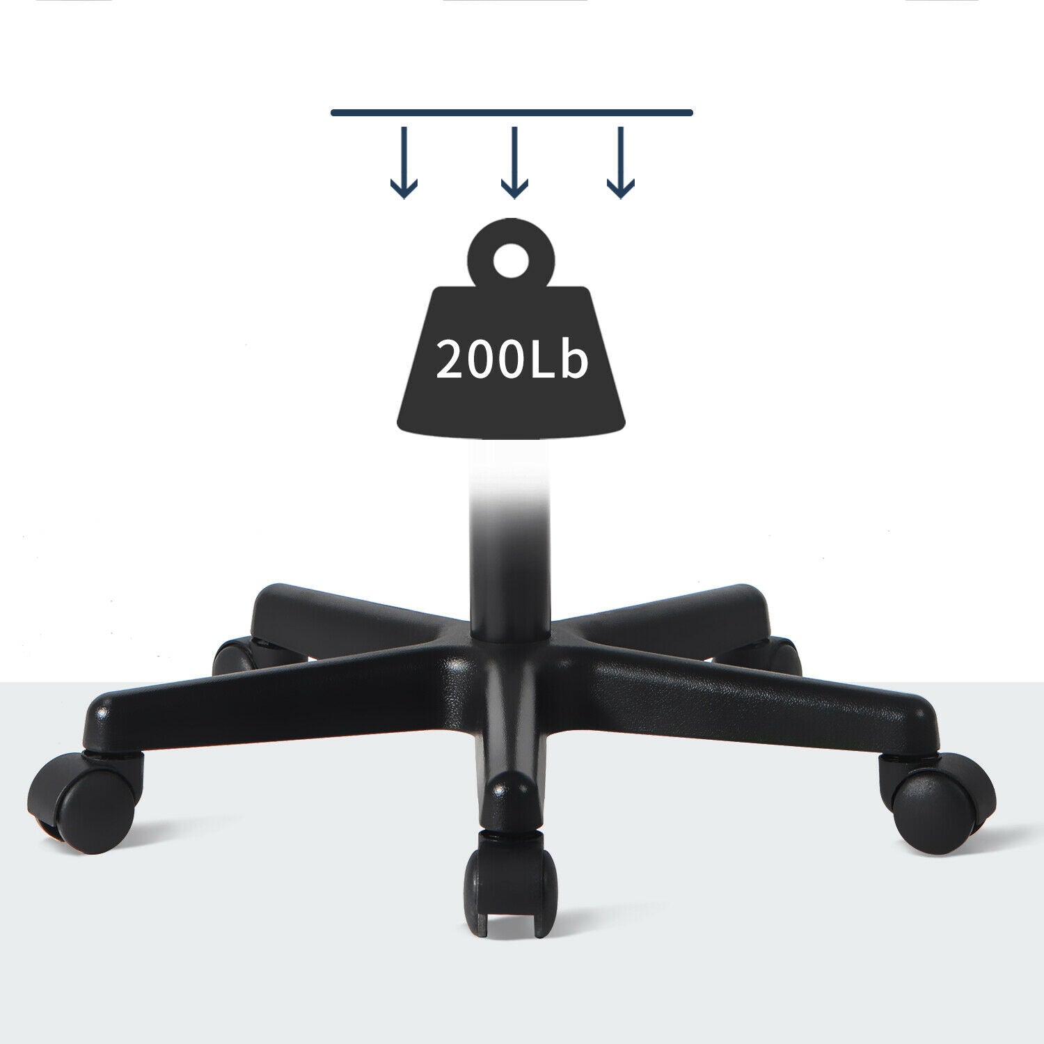 Adjustable Office Chair Back Support Swivel Lift Chair Computer Desk Task Chairs