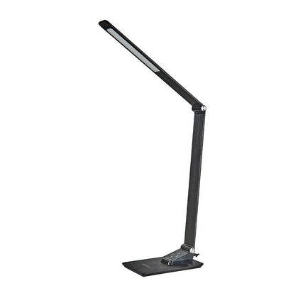 Black USB Desk Lamp Light Ultra Slim Adjustable Design LED Warm & Cool Lighting