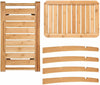 Bath Stool Bamboo Shower Bench Storage Seat Foot Rest Shaving Stool Spa