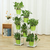 7 Tier Metal Flower Plant Pot Stand Display Shelf Garden Rack Holder Storage UK