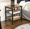 Industrial Style Side Table End Small Cabinet Vintage Bedside Unit Nightstand