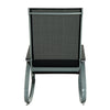 Outsunny Rocker Garden Metal Rocking Chair Outdoor Relaxing Patio Sun Lounger