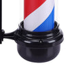 70cm Blue&Red&White LED Barber Pole Illuminated Rotating Salon Sign Light