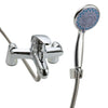 Luxury Bathroom Chrome Sink Bath Filler Tap Shower Mixer Taps with Hand Held UK