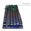 Gaming Keyboard And Mouse Set Rainbow LED Wired USB For PC Computer Laptop Mac