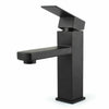 Modern Bathroom Basin Taps Mixer Tap Single Lever Mono Brass Tap Black Faucet