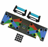 9 in 1 Push-up Board Stand Fitness Workout Gym Chest Muscle Training Exercise UK