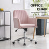 Velvet Office Chair Home Swivel Computer Desk Chair Ergonomic Adjustable Back