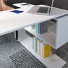 Corner L-Shape Computer Desk PC Laptop Table with Shelf Home Office Workstation