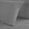 Plain Duvet Quilt Cover w/ Pillow Case Bedding Set Twin Queen King Fitted