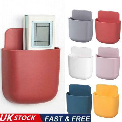 Home Office Wall Mounted Smart TV Remote Control Holder Organiser Storage Case