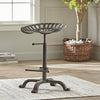 2x Adjustable Vintage Tractor Seat Bar Stool Rustic Cast Iron Industrial Chair