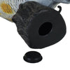 Large Owl Decoy Spinning Rotating Head Realistic Bird Pigeon Garden Crow Scarer