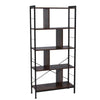 Vintage industrial 5 Tier Bookshelf Storage Rack Ladder Shelf Organizer Stand