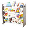 Children Kids Toy Storage Unit Playroom Shelf Organizer Rack 16 Plastic Boxes
