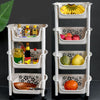 Kitchen Storage Trolley Basket Rack Fruit Vegetable Holder Tidy Organiser Shelf