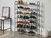 7 Tier Shoe Rack Storage Unit Display Shelf Organiser Grey
