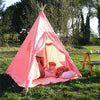Large Kids Teepee Tent Wooden Playhouse Black White Pink Xmas Gift For Boy Girl