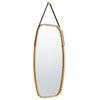 Wall Mount Hanging Rectangle Mirror Beauty Vanity Makeup Mirror Adjustable Strap