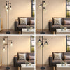 Standard Black Floor Lamp Metal Base Reading Bedroom LivingRoom Adjustable Light