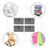 Foldable Storage Boxes with Lid Collapsible Home Clothes Organizer Fabric Cube