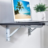 Wall Mounted Table Drop-Leaf Folding Floating Hanging Computer Desk Small Space