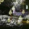 25FT Outdoor Lights 30 Solar Power Bulb String Lights Garden Party Fairy Lights
