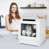 Table Top Mini Dishwasher 6-Program Freestanding 5L Dish Cleaner LED Dish Basket