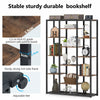 Freestanding Bookshelf Industrial Stable Bookcase Storage Unit Display Organizer