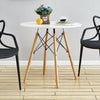 Modern Round Dining Coffee Study Table Desk Eiffel Style Lounge Office Shop Bar