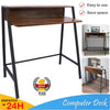 Computer Desk Corner Writing PC Table Workstation Home Office Storage Shelf Wood