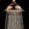 Luxury Elegant Rose Gold Round Brass Shower Spray Head 8 inch Bathroom Rainfall