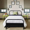 Single Bed Frame Black Metal basebed 3ft Bedframe for Bedroom Dormitory Apartmen