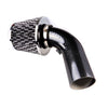 Universal Car Cold Air Intake Filter Induction Kit Pipe Hose System Carbon Black