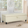 Large Chesterfield Storage Ottoman Bench Box Widnow Seat Stool Bedroom Footstool