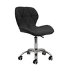 Computer Office Chair Cushioned Home Swivel Leather Chrome Small Adjustable Desk