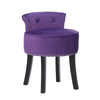 Dressing Table Chair Small Guest Reception Stool Stud Button Padded Seat Bedroom