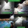 1X 100LED Solar Power PIR Motion Sensor Wall Lights Outdoor Garden Security Lamp