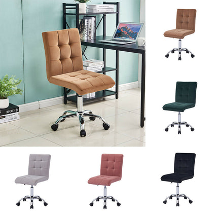Comfy Office Desk Computer Chair Padded Seat Swivel Lift Chair Cushioned Chair