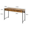 Office Desk Wooden Writing Table w/2 Drawers Computer Table Sturdy Workstation