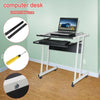 Home Office Computer Desk Study PC Writing Table Workstation Shelf Furniture UK